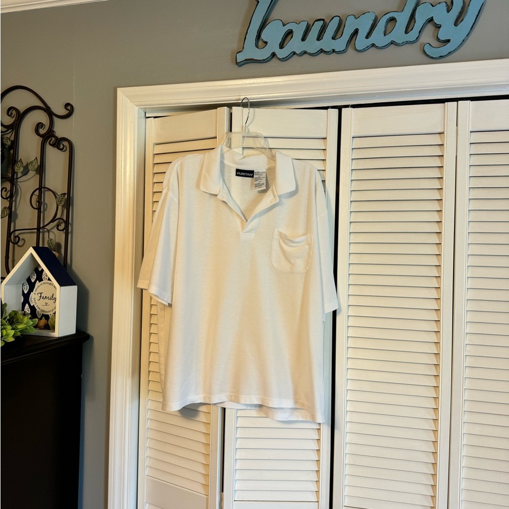 Men's Puritan Polo Shirt SZ 2XL‎